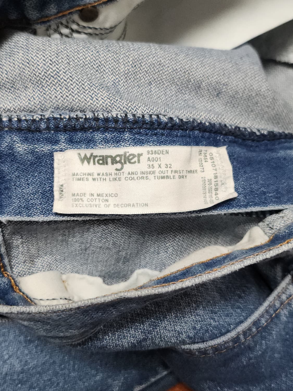 랭글러(wrangler) 936 데님팬츠 상품이미지6
