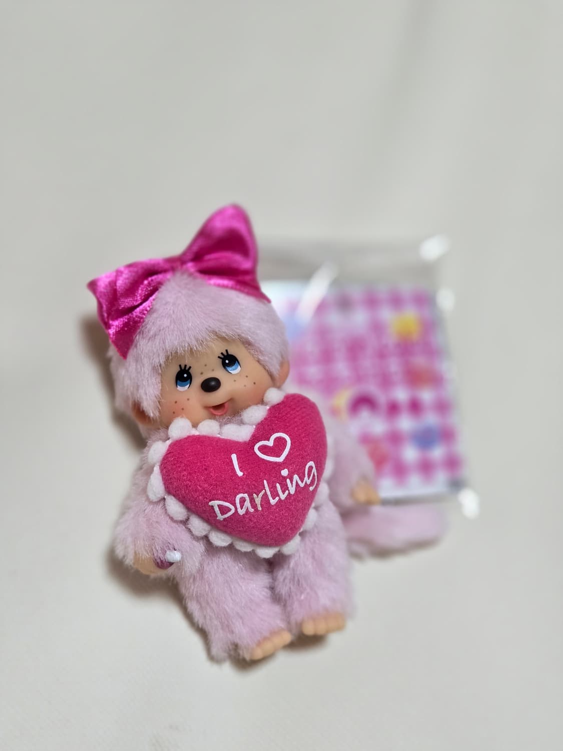 몬치치 마카롱 핑크 키링 상품이미지2