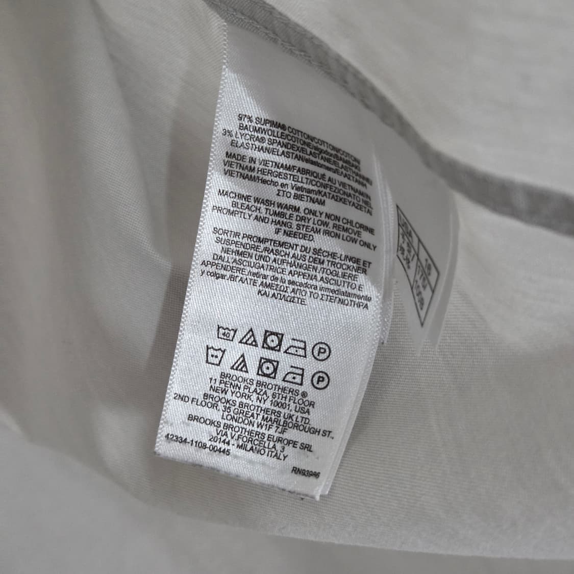 브룩스브라더스 솔리드 셔츠 그레이 16  상품이미지3