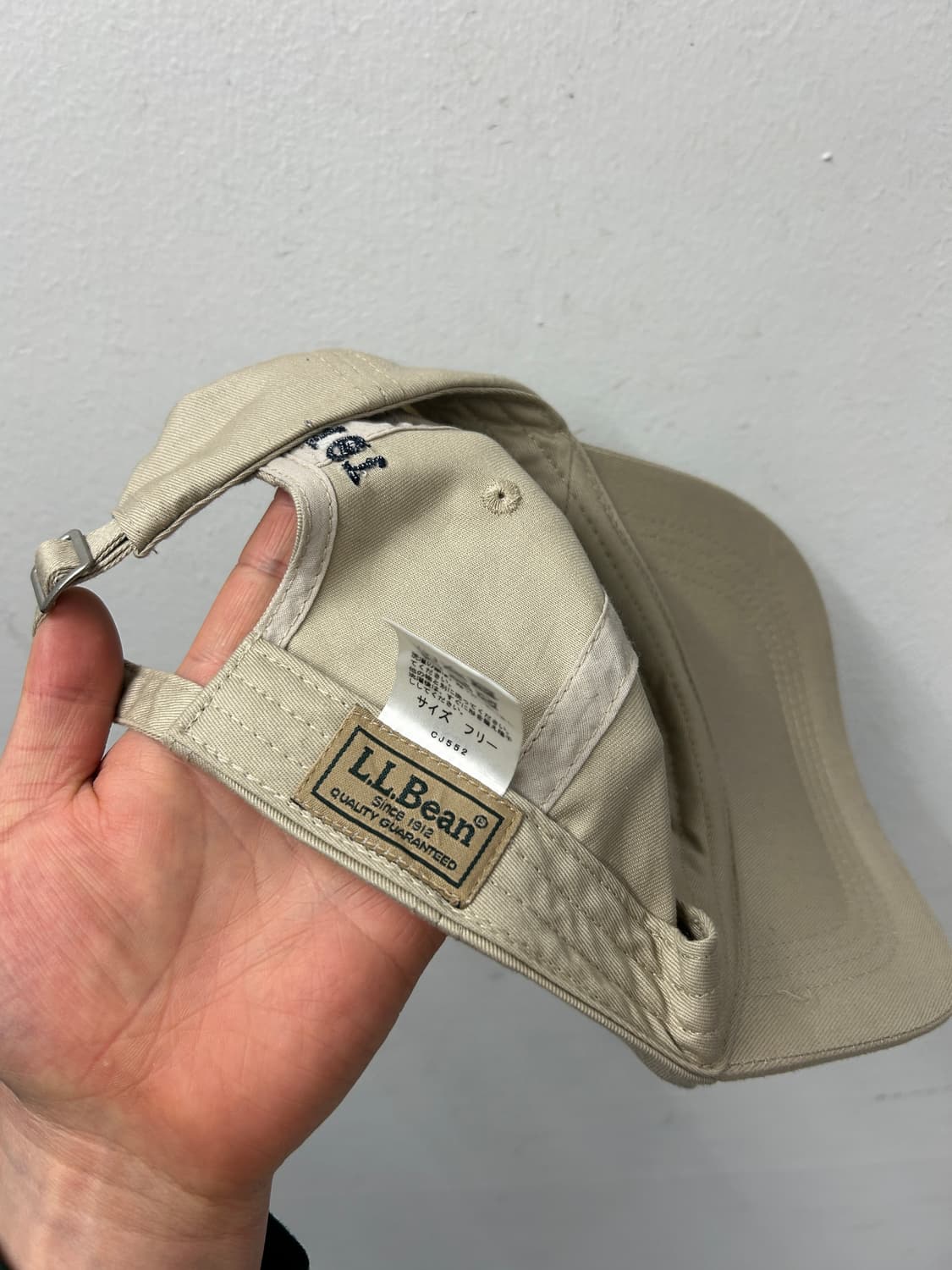 LLBean 엘엘빈 베이지 코튼 볼캡 상품이미지5