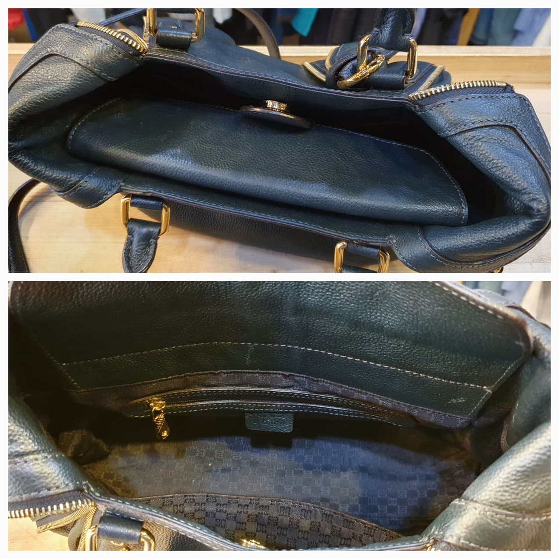 닥스 리본 레더 크로스백 상품이미지6