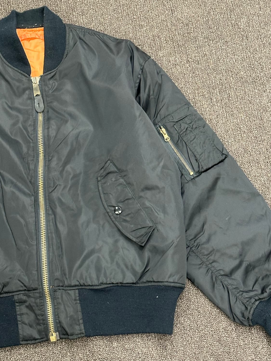 XL)American vintage 리버시블 MA-1 항공점퍼 상품이미지2