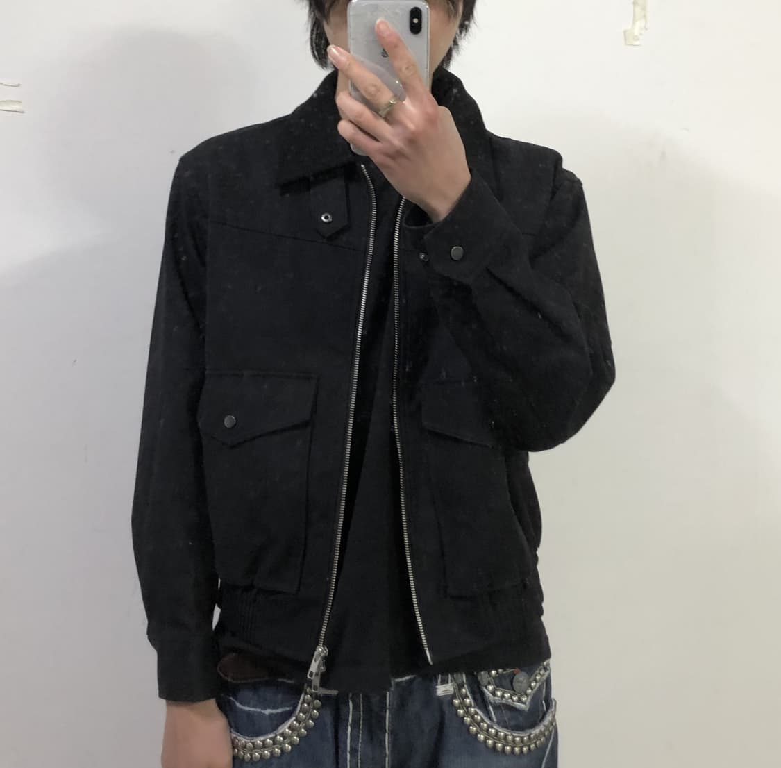 드로우핏 헤리티지 헌팅 블루종 자켓 상품이미지3