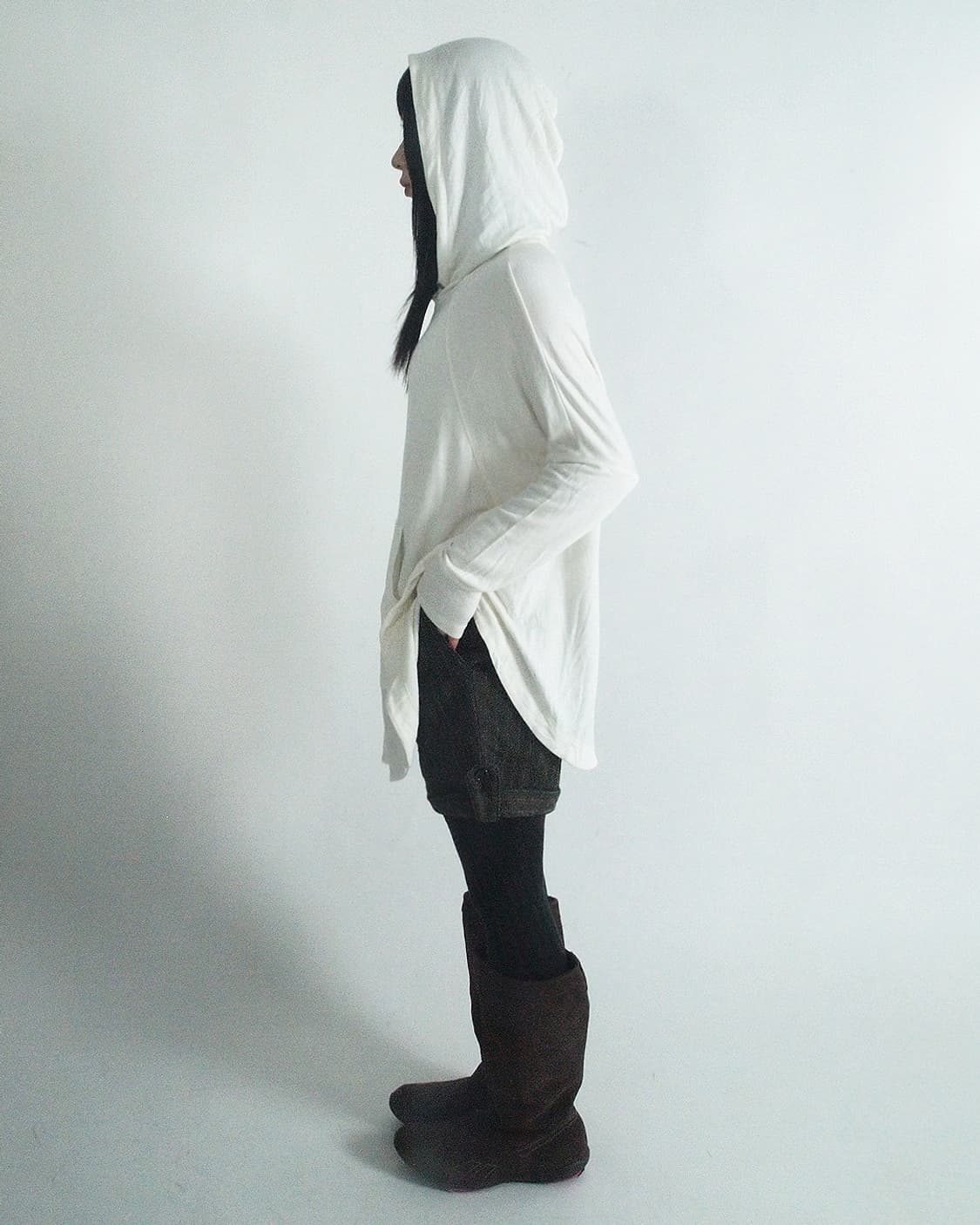 Loose fit stitch point hooded sleeve 상품이미지5