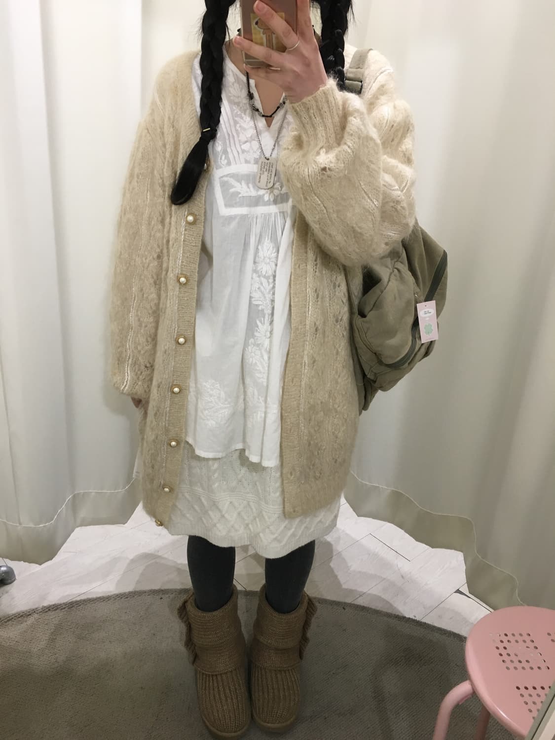 세실맥비 니트 미디 스커트 상품이미지4