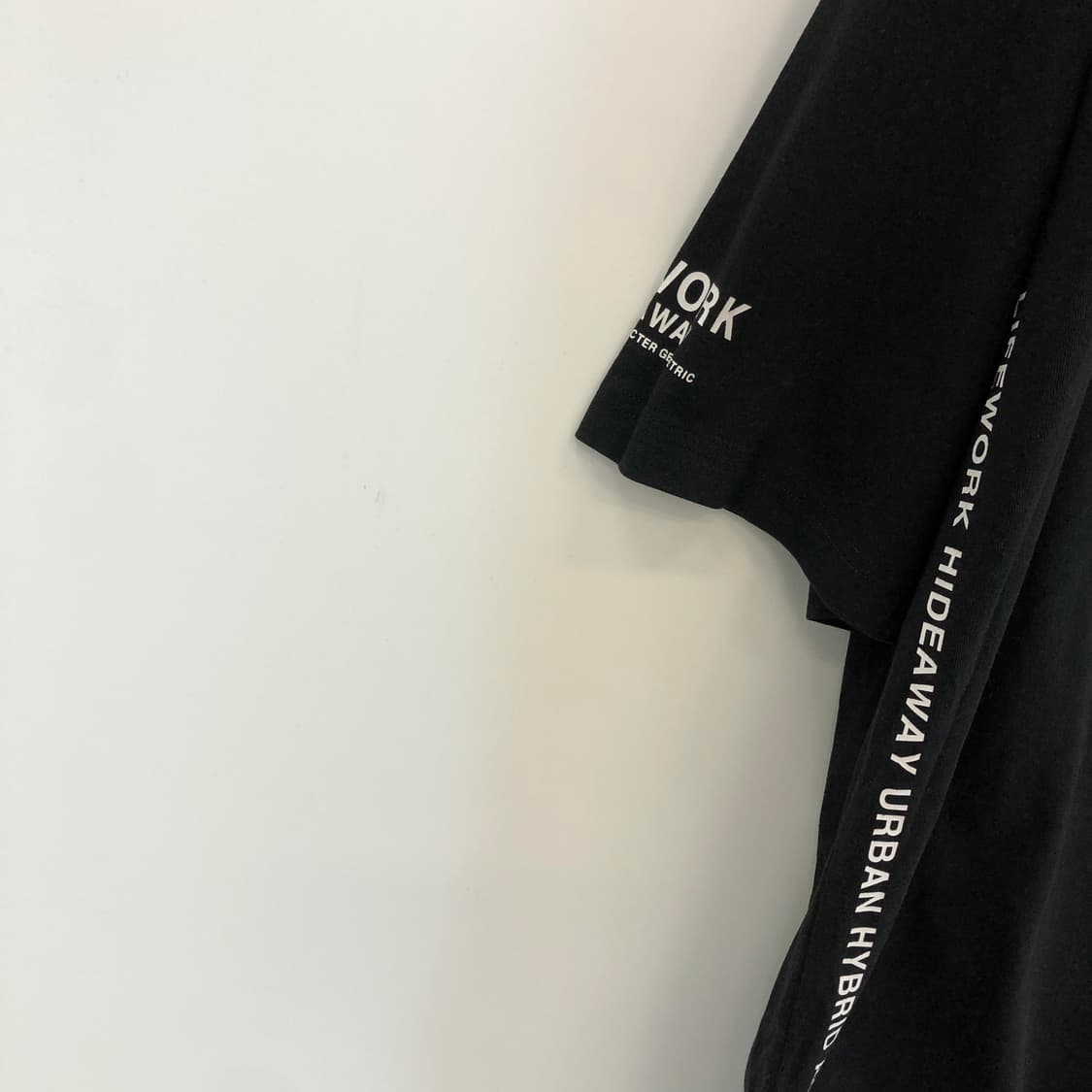 라이프워크 블랙 오버반팔 M 상품이미지2