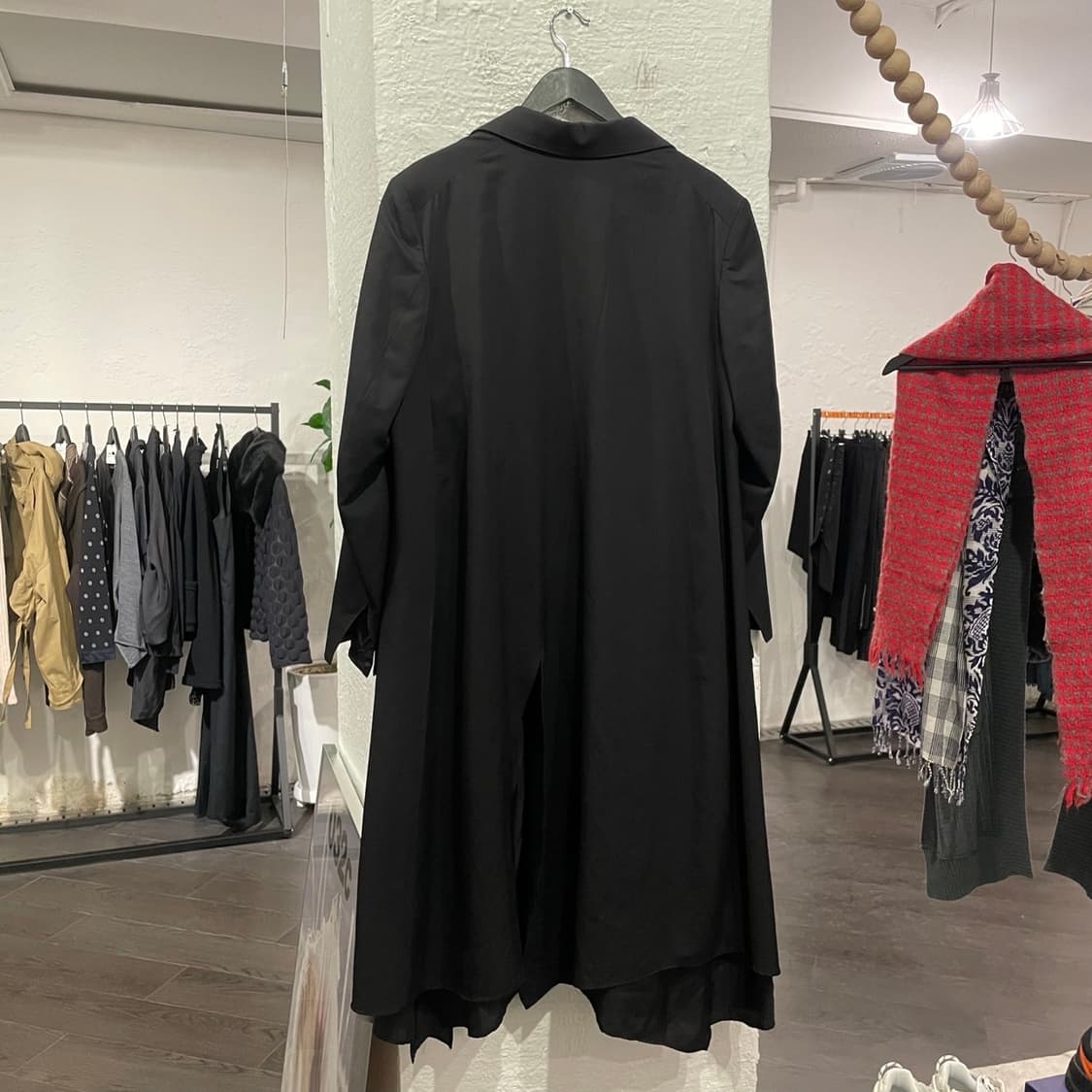 설밤 컷아웃 오버사이즈 코트 상품이미지3