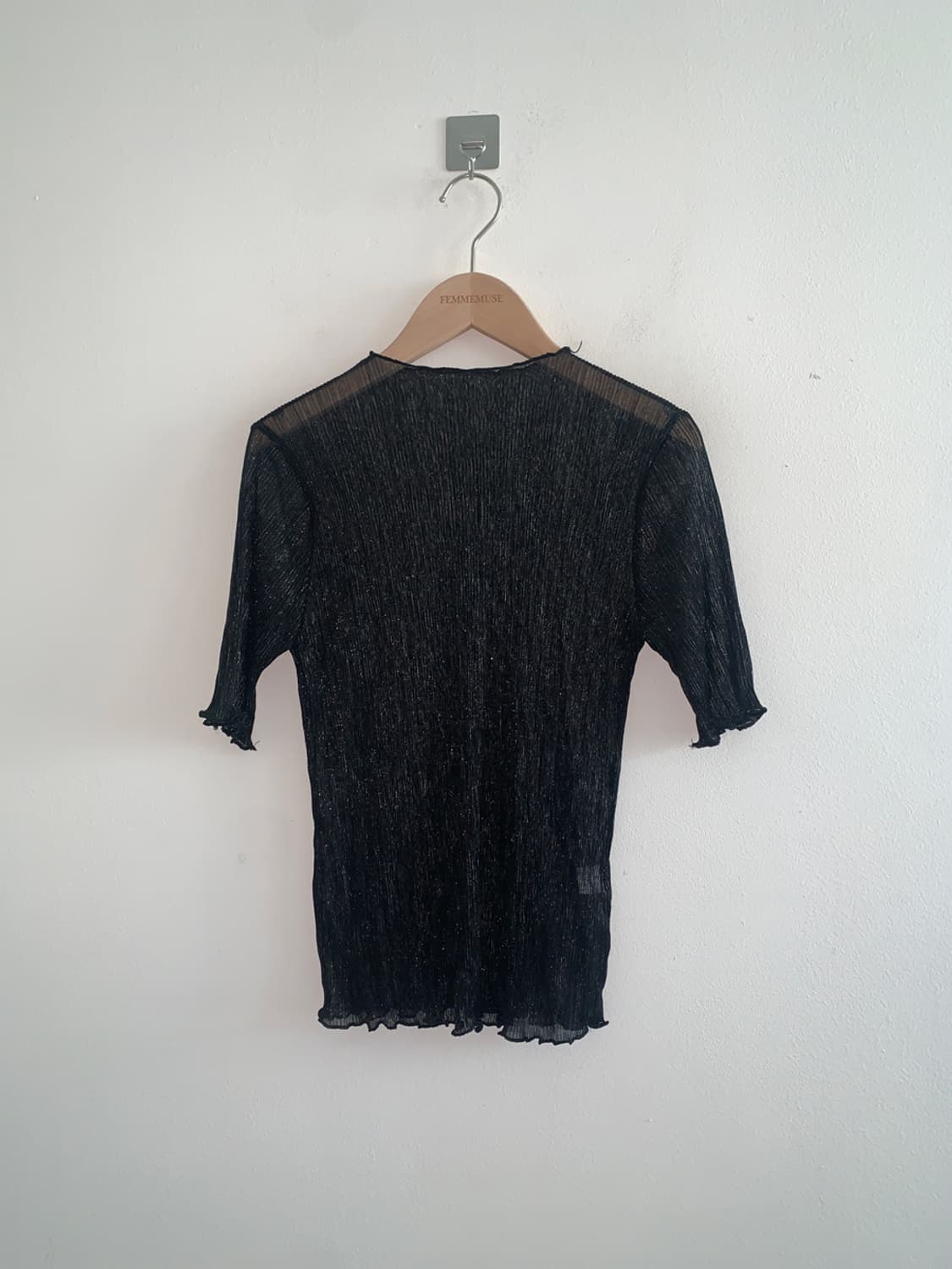 Pleats half neck sleeve t 상품이미지1