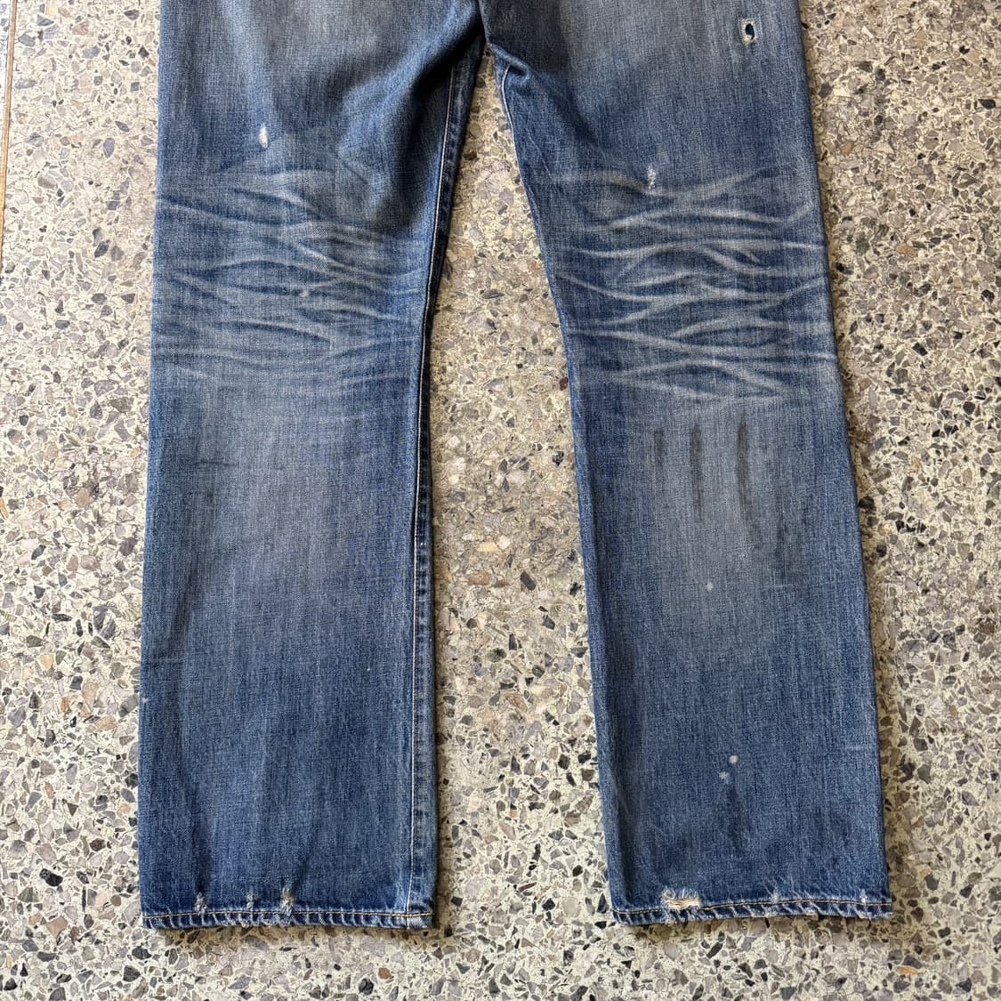 [38] RRL 더블알엘 로우스트라이트 더스트볼 셀비지 데님 팬츠 상품이미지7