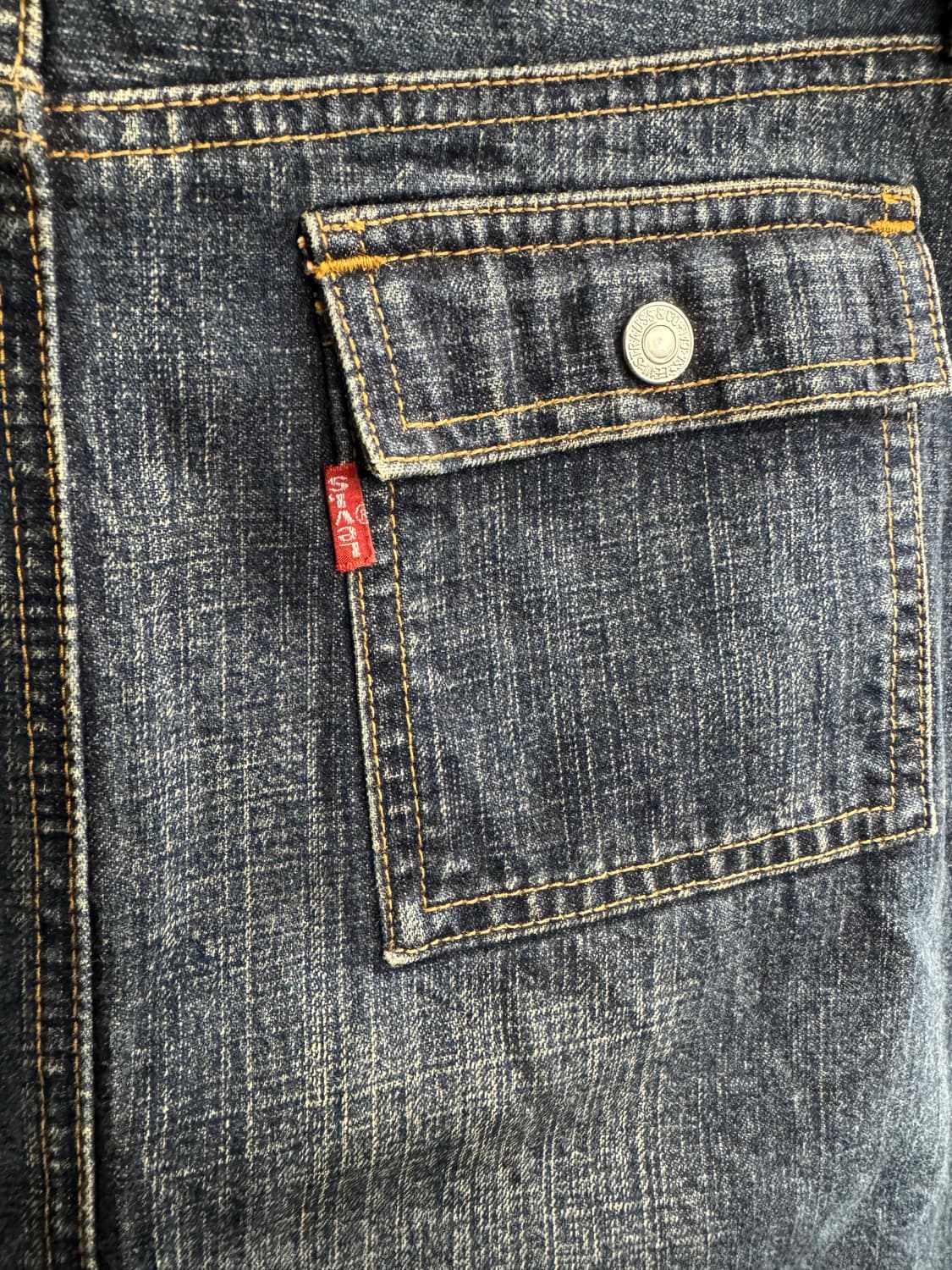 리바이스 빈티지 포켓 데님 스커트 상품이미지4