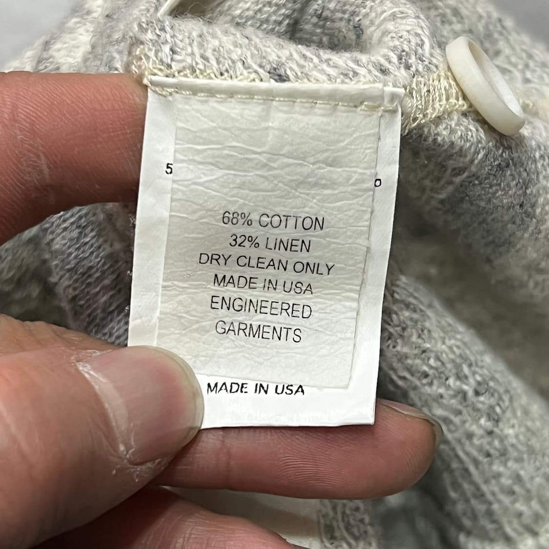  엔지니어드가먼츠 패턴 니트 베스트 y15610 상품이미지6