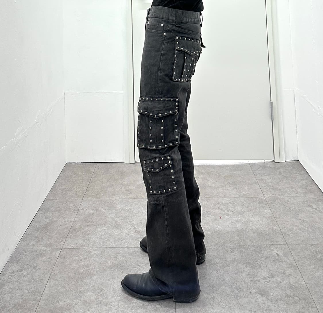 Shellac Studded Multi-Pocket Flared Deni 상품이미지9