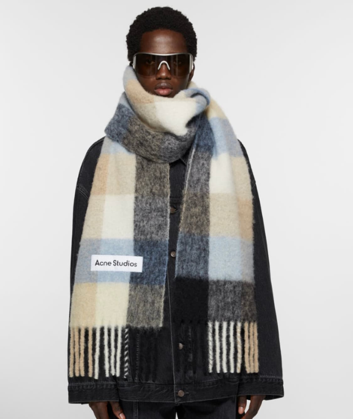 아크네 스튜디오  알파카모헤어울머플러 남여공용그레이정품 상품이미지10