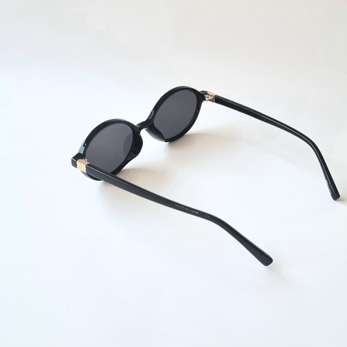 90s 빈티지 감성, 골드 힌지 오벌 선글라스 상품이미지5