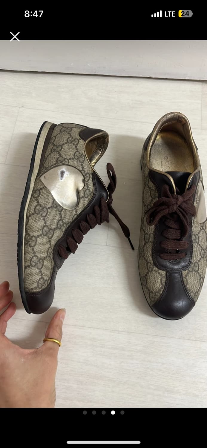 구찌 스니커즈 220 정품  상품이미지4