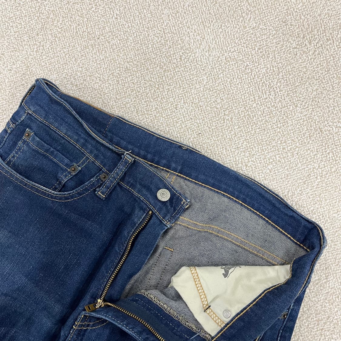 [32] 리바이스 513 슬림 스트레이트 데님 청바지 0108M1 상품이미지2