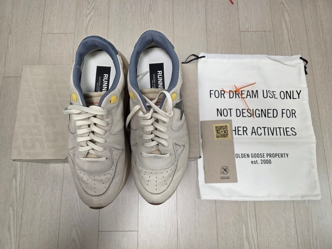 골든구스 런닝솔 화이트 그린 팝니다  상품이미지5