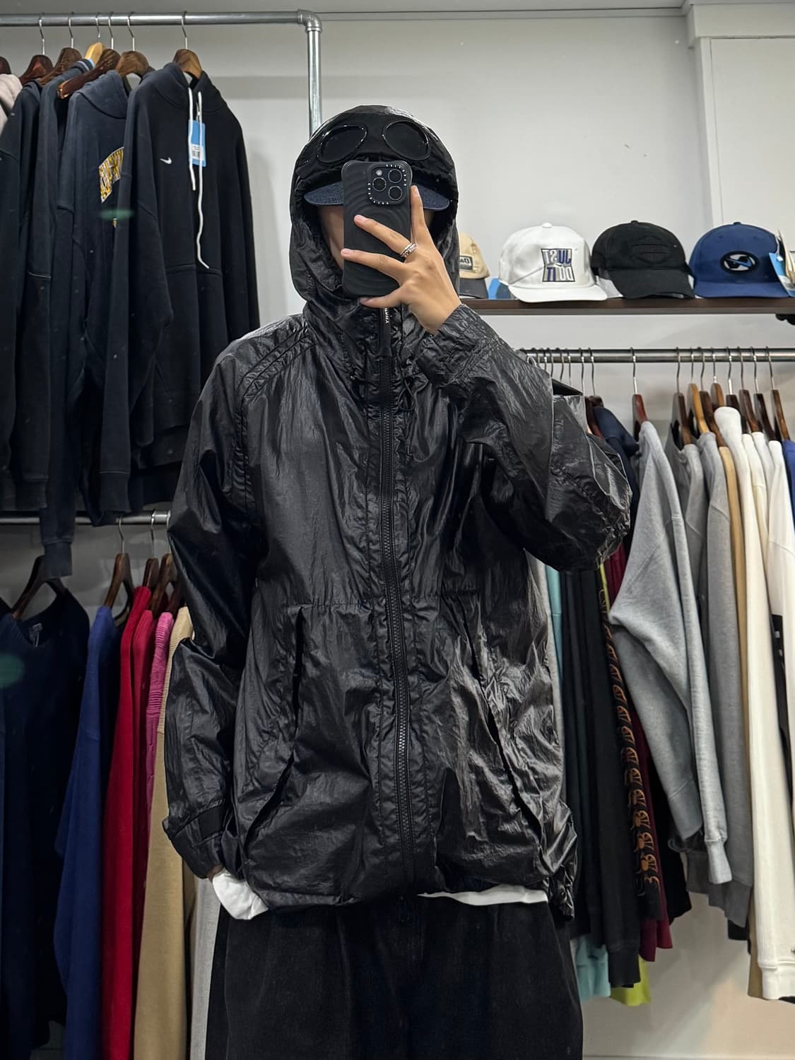 CP company NYBER 가먼트 다이드 고글 자켓  상품이미지8