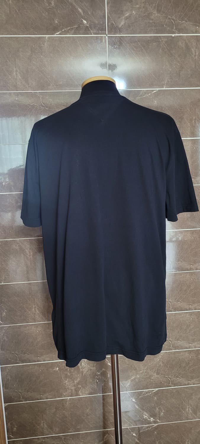 남성110사이즈)타미힐피거 오가닉 코튼 블랙 반팔티 상품이미지3