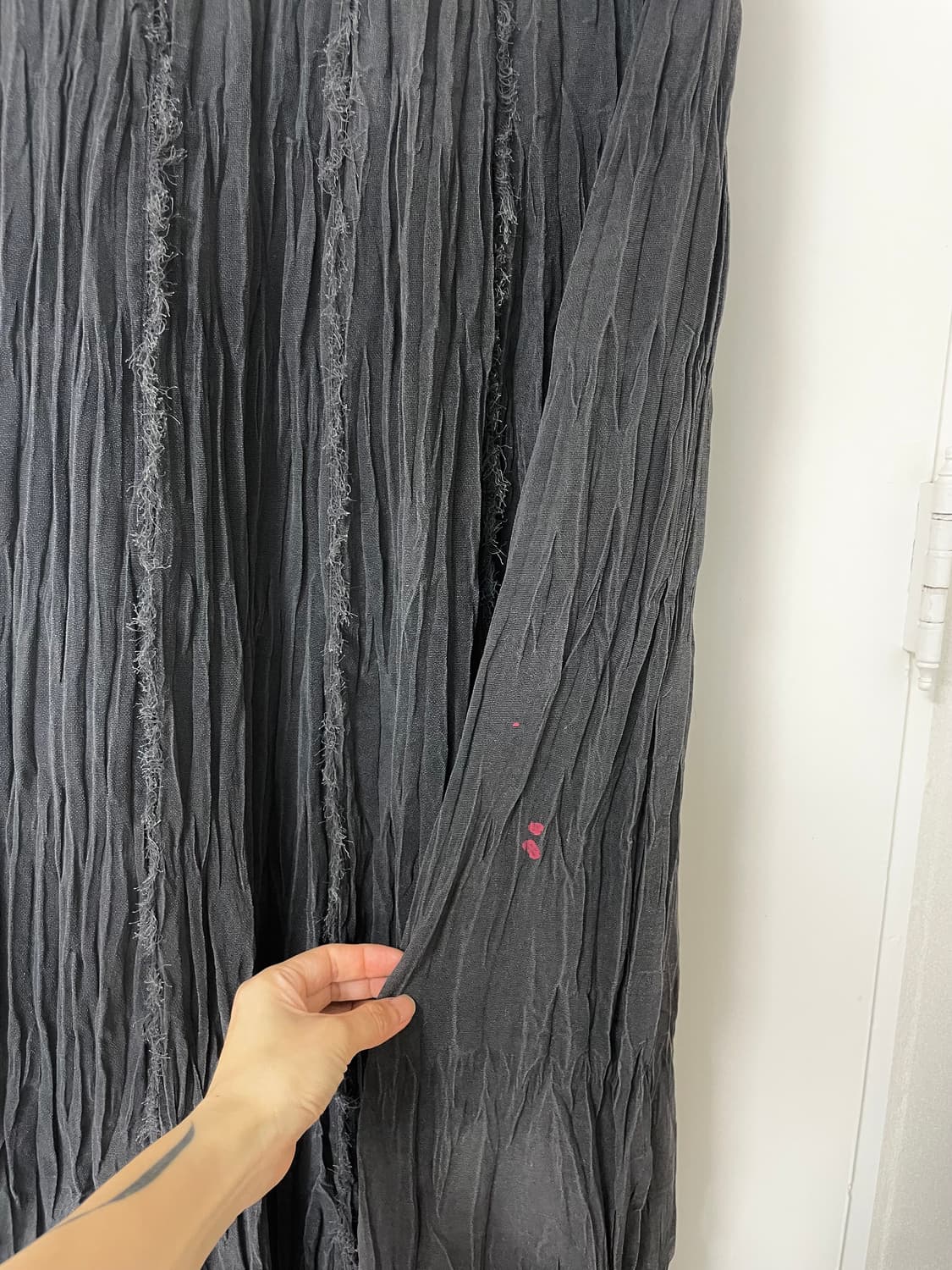 플리츠 투피스 셋업 그레이 (탑&스커트) 상품이미지7