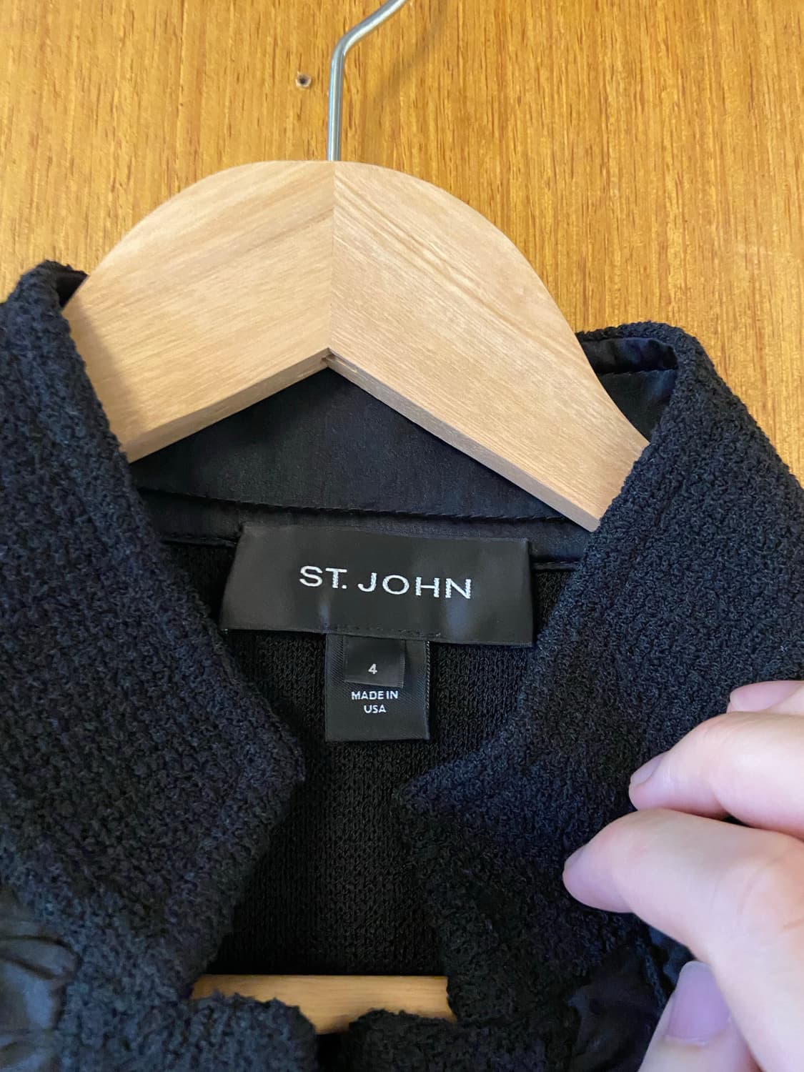 ST.JOHN 세인트존 블랙 자켓 상품이미지3