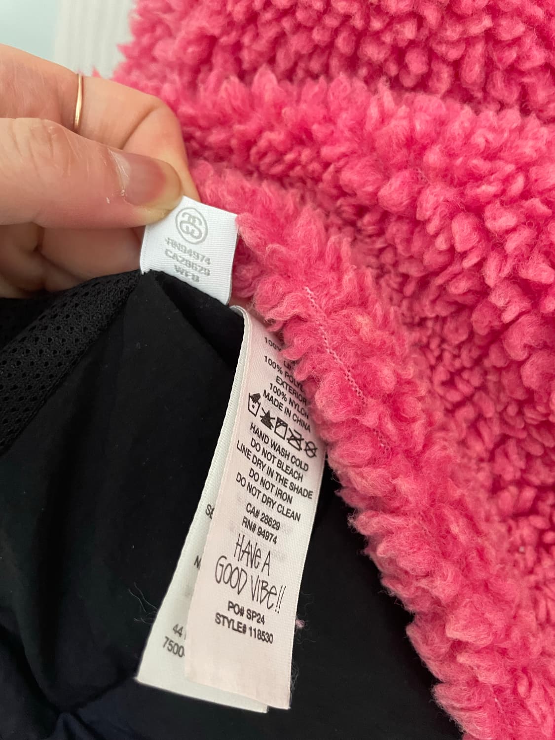 스투시 쉐르파 후드집업 24 spring collection 상품이미지4