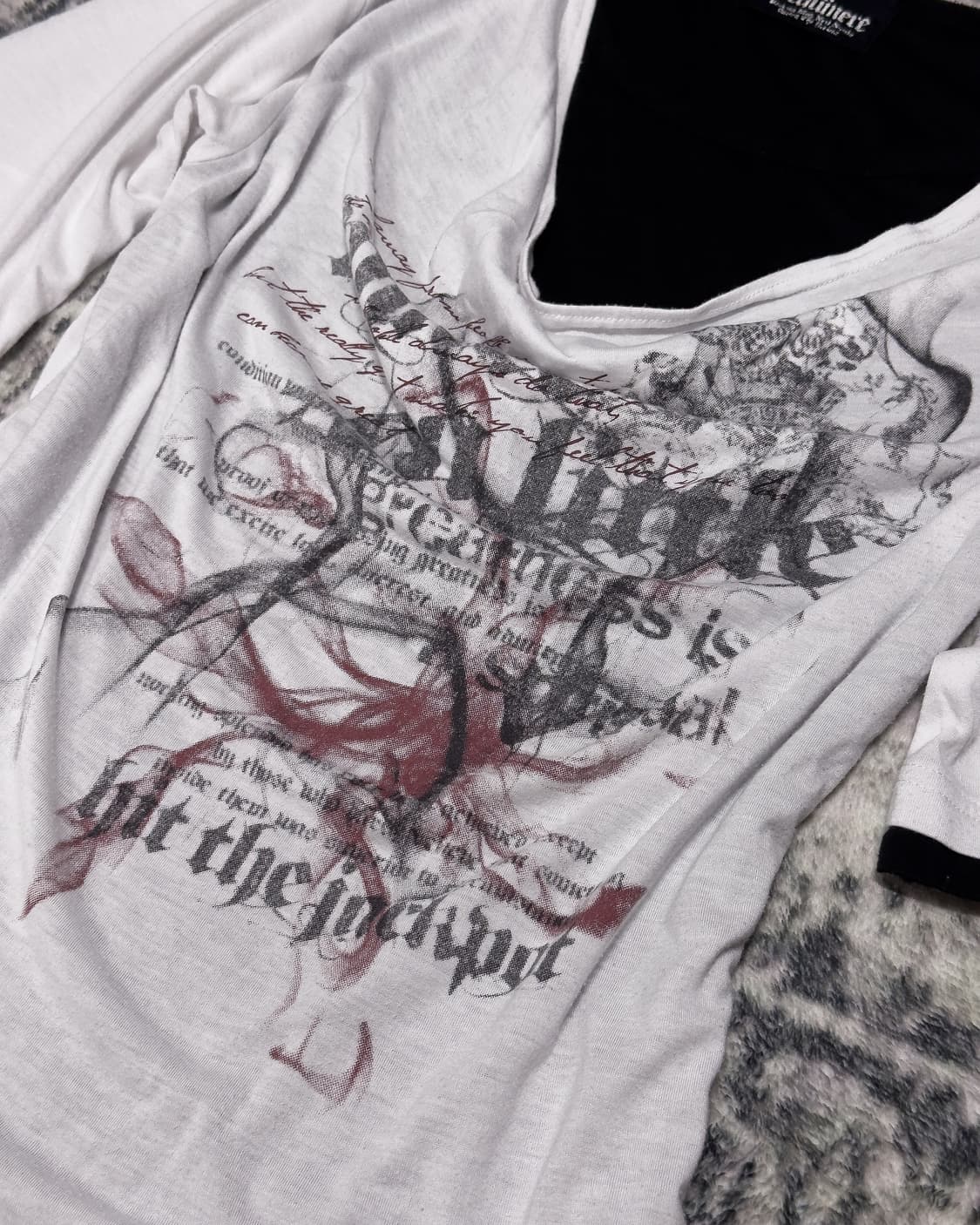 {Beaumere} Draped Layered tee  상품이미지9
