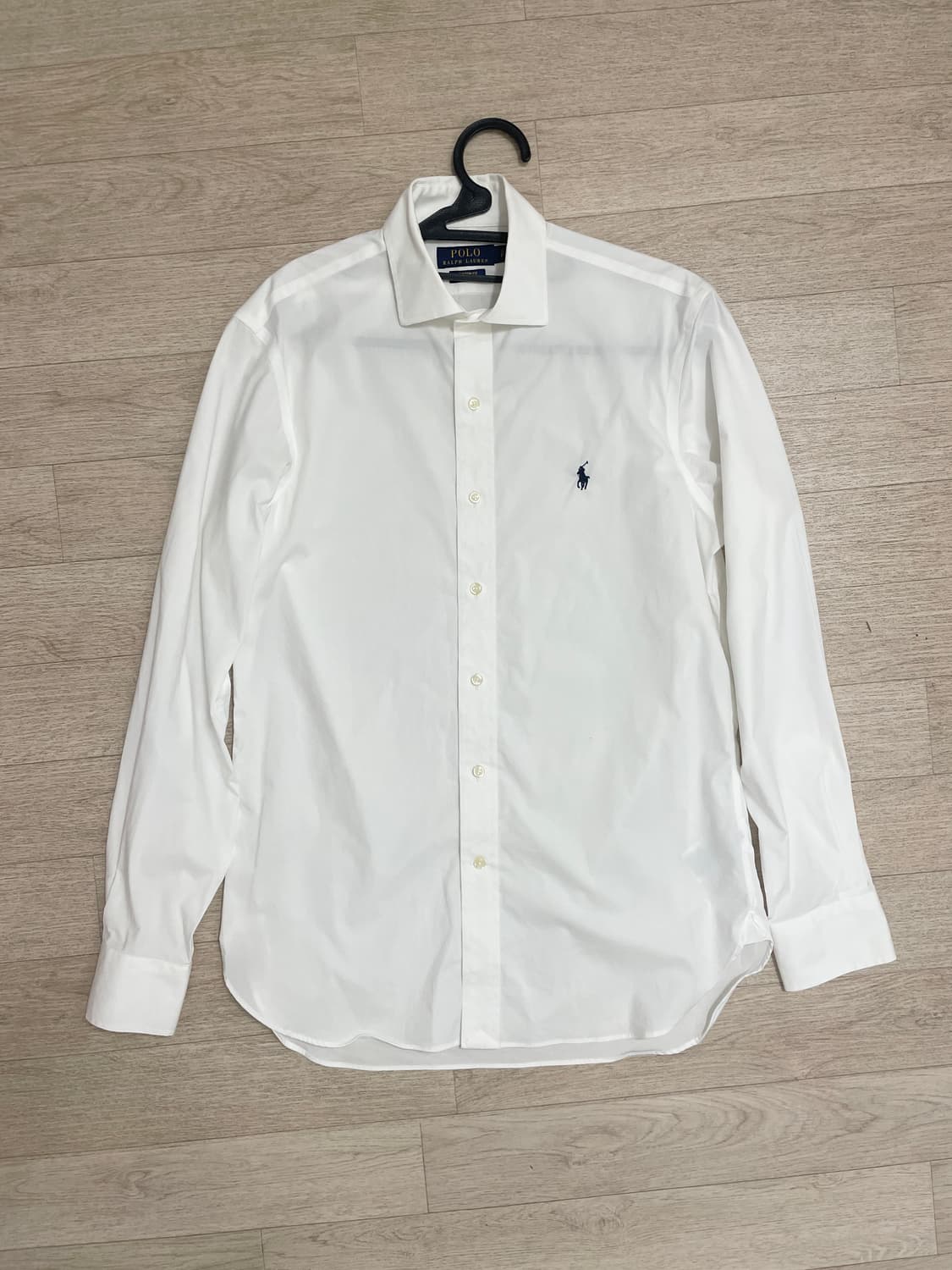 폴로 커스텀핏 화이트 셔츠 상품이미지1