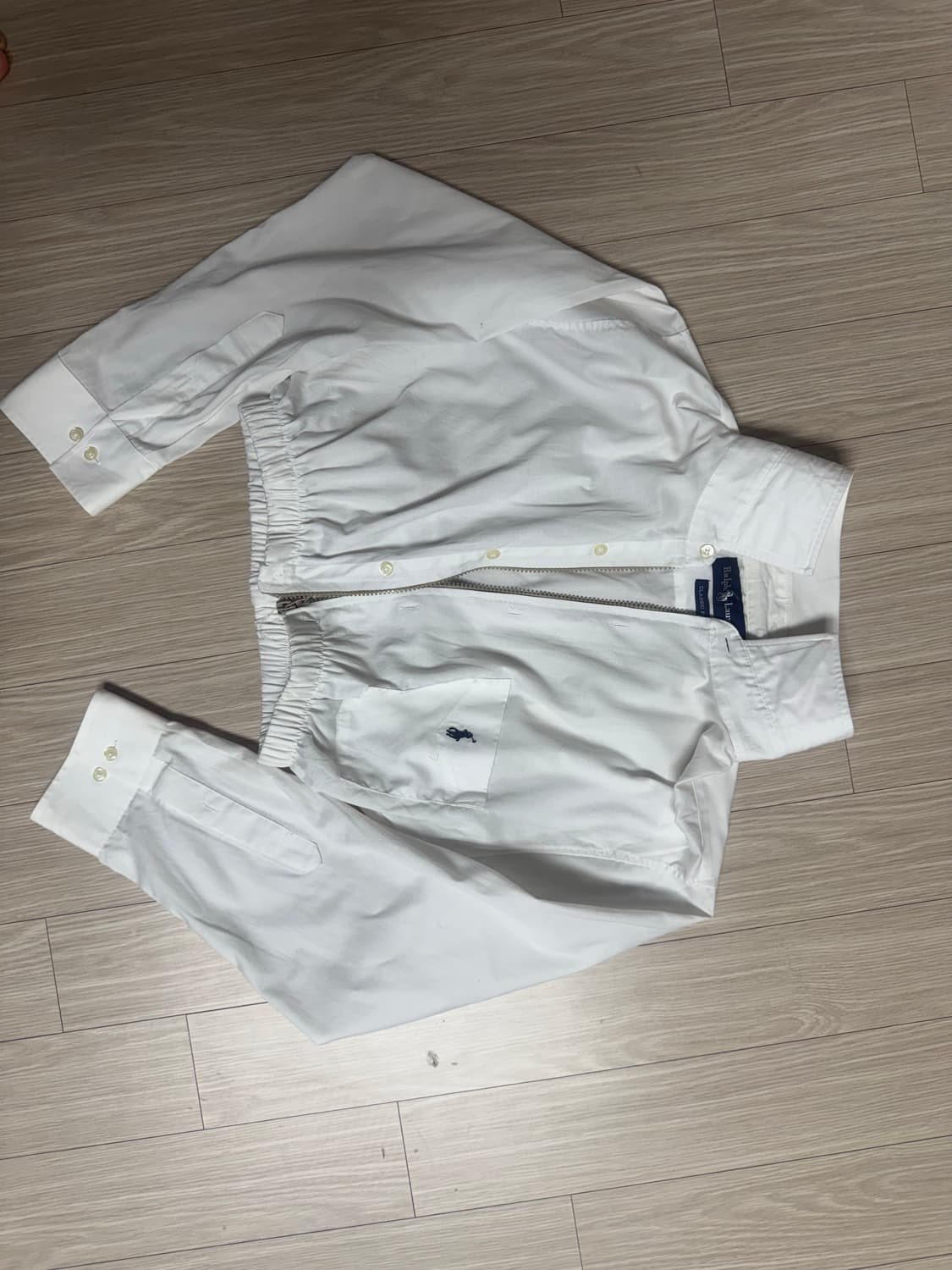 폴로 정품 빈티지 크롭셔츠 상품이미지1