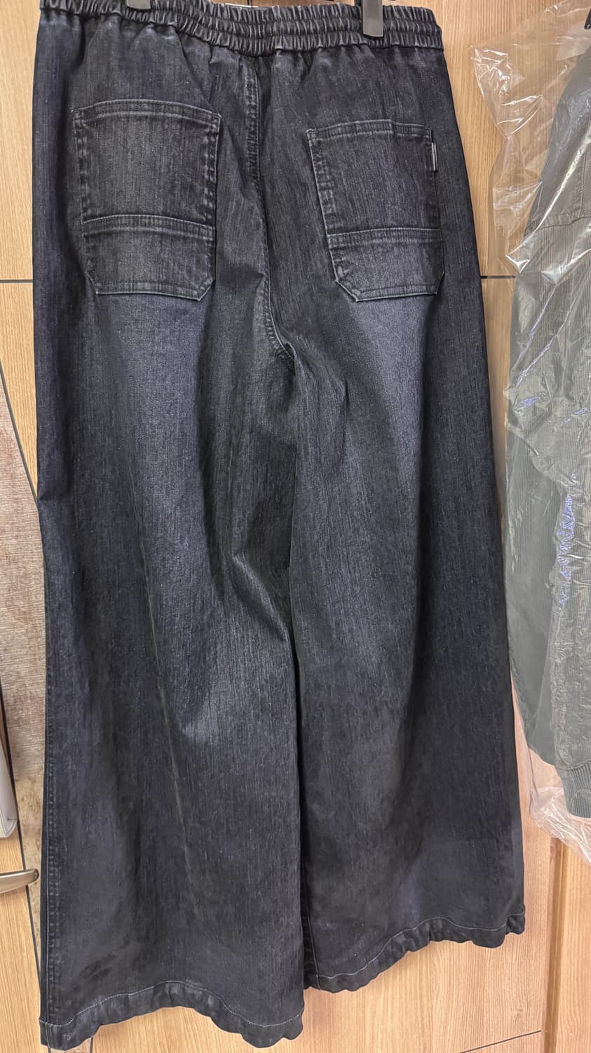 준지 25fw 슬럽벨벳 데님 와이드 팬츠 44 상품이미지2