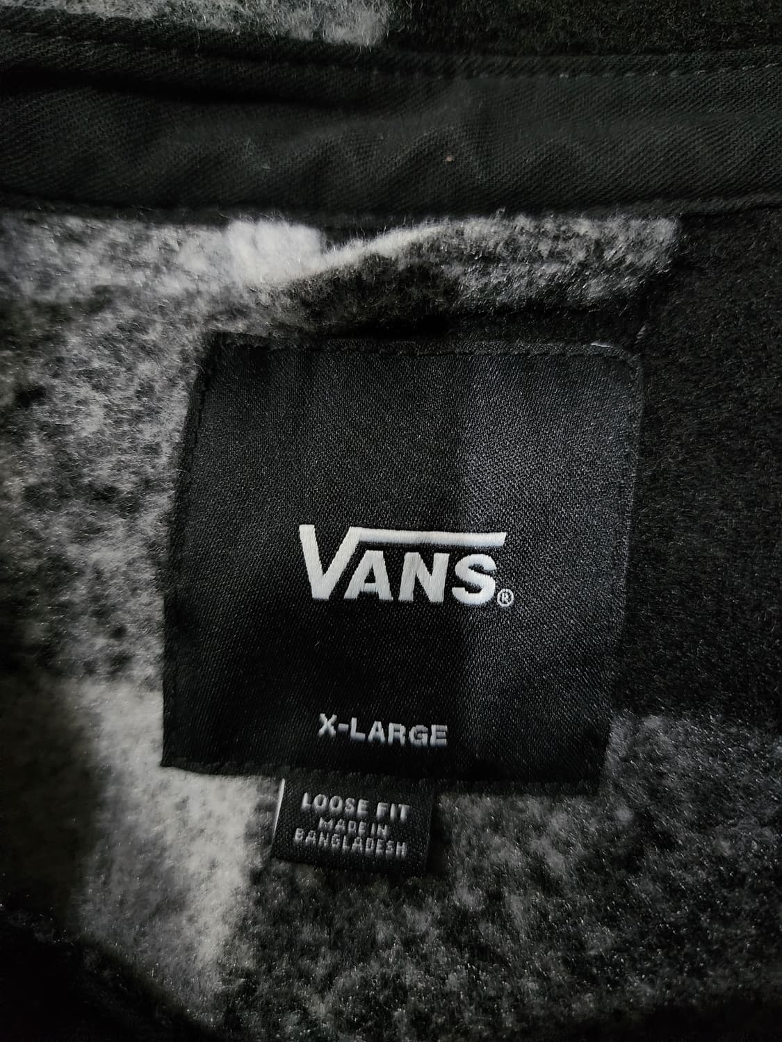 반스 덴비 퍼지 루즈핏 플란넬 셔츠 자켓 XL 상품이미지5