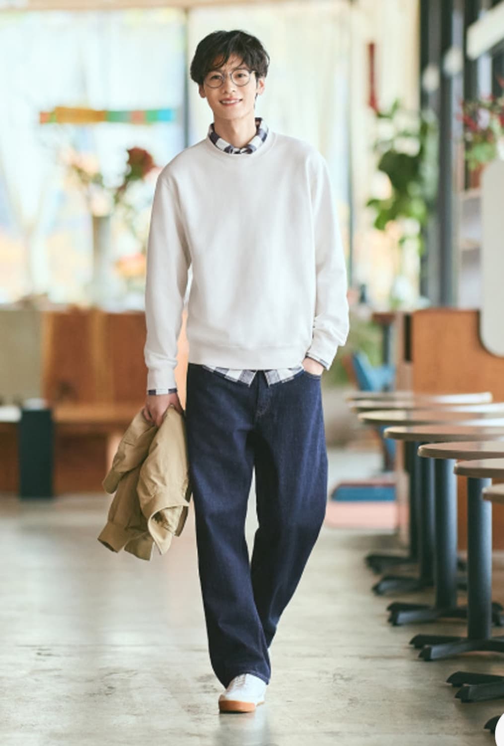 jw 앤더슨 스트레이트 청바지 데님 진청 컬러 31, 33 사이즈 상품이미지4