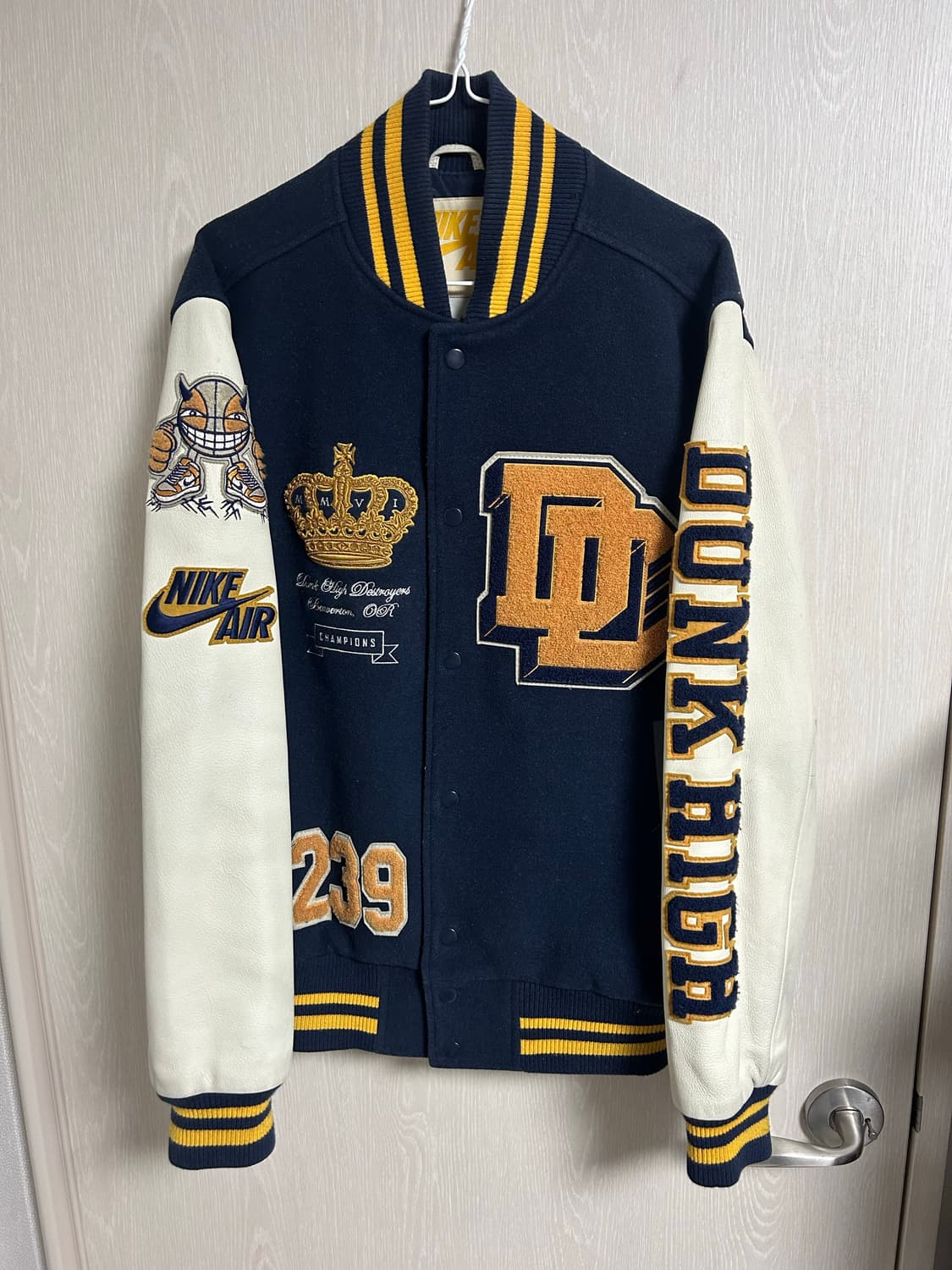 나이키 덩크하이 바시티자켓 M사이즈 팜 상품이미지1