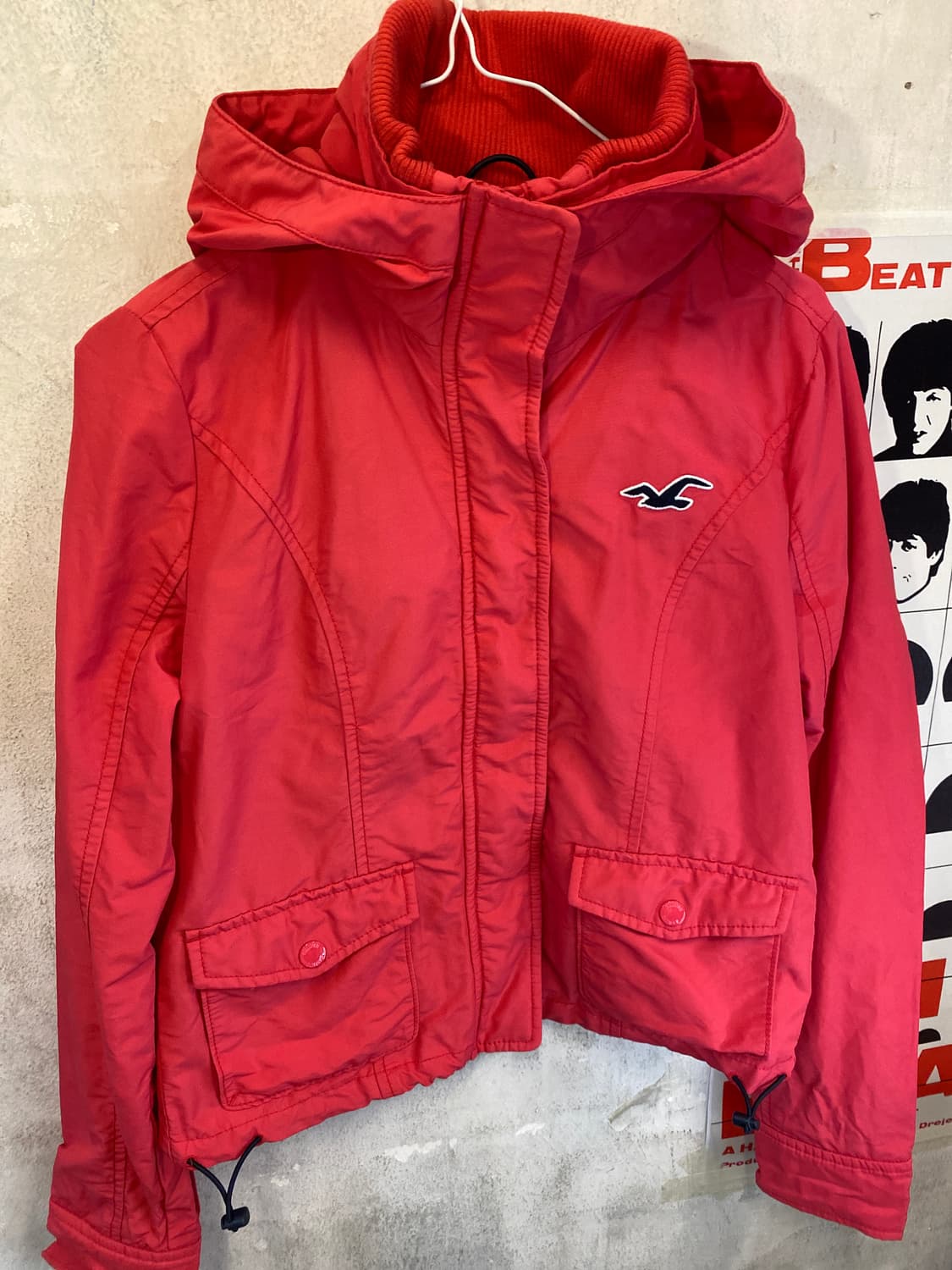 홀리스터 크롭스트링 후드자켓 바람막이 XS-S 상품이미지2