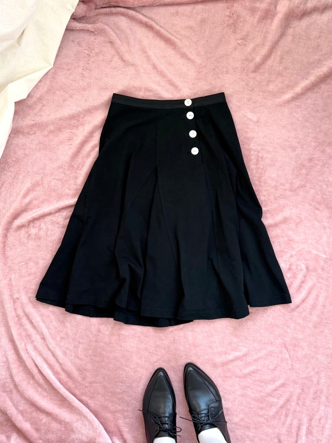 1/2 Un-Demi 절개 미디 스커트 상품이미지1