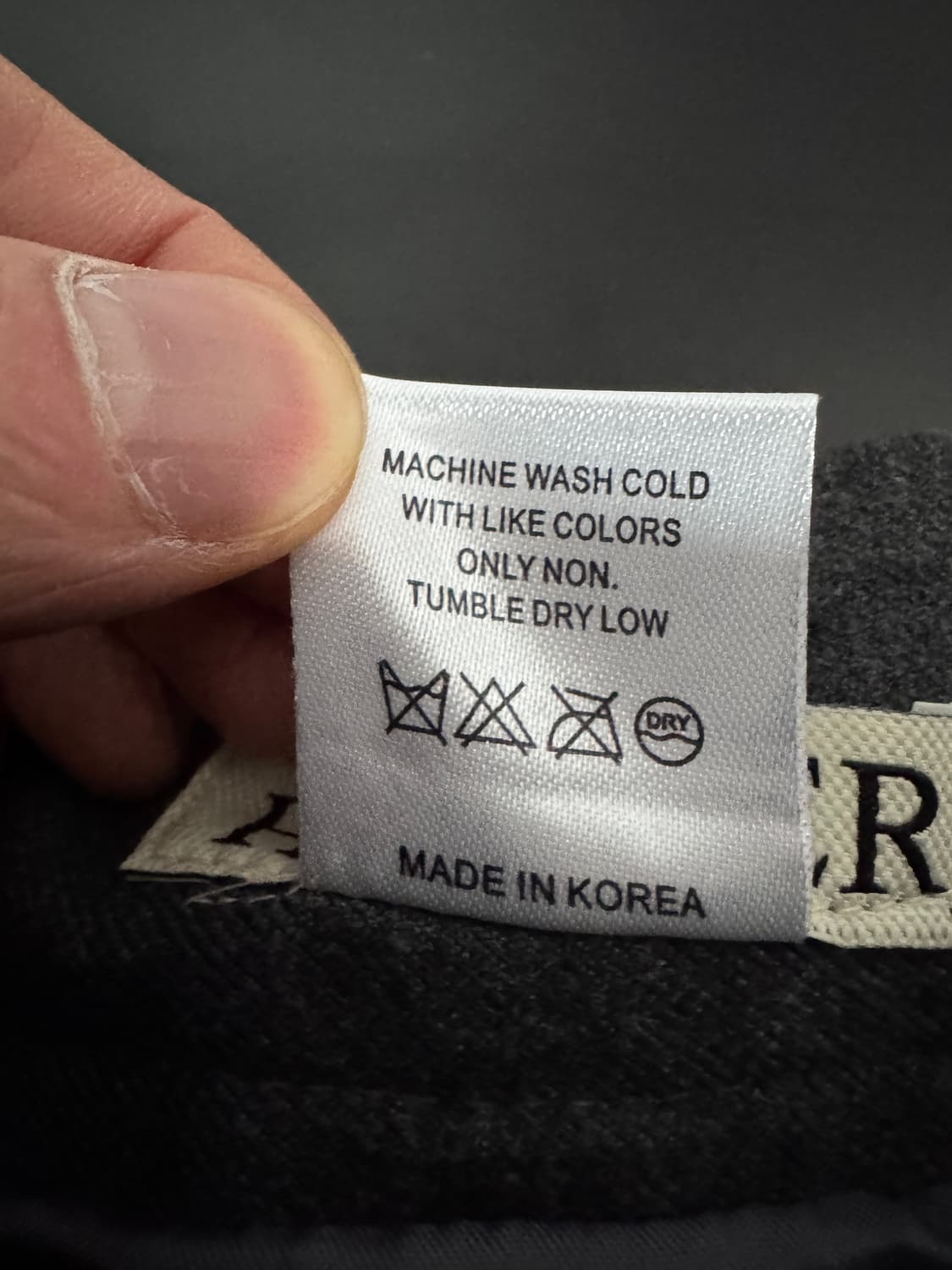 여성 hander 헨더 주름 절개 미니멀 스커트 26.7인치 빈티지 상품이미지4