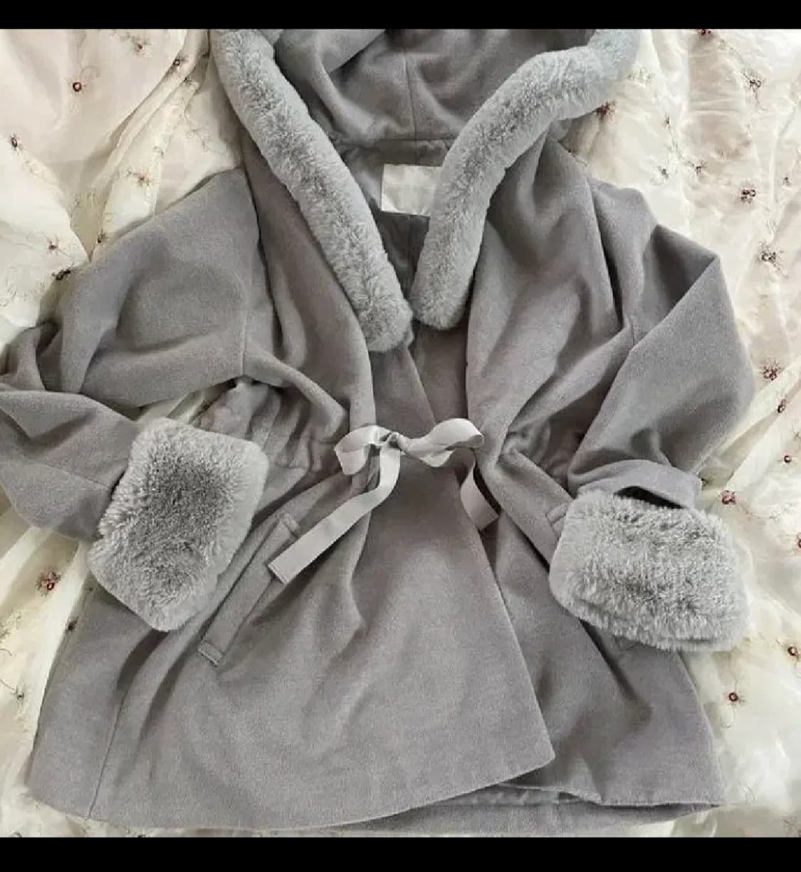 세실맥비 빈티지 볼레로코트 자켓 페이크퍼 후드집업 히메갸루 y2k 핀터깔 상품이미지1