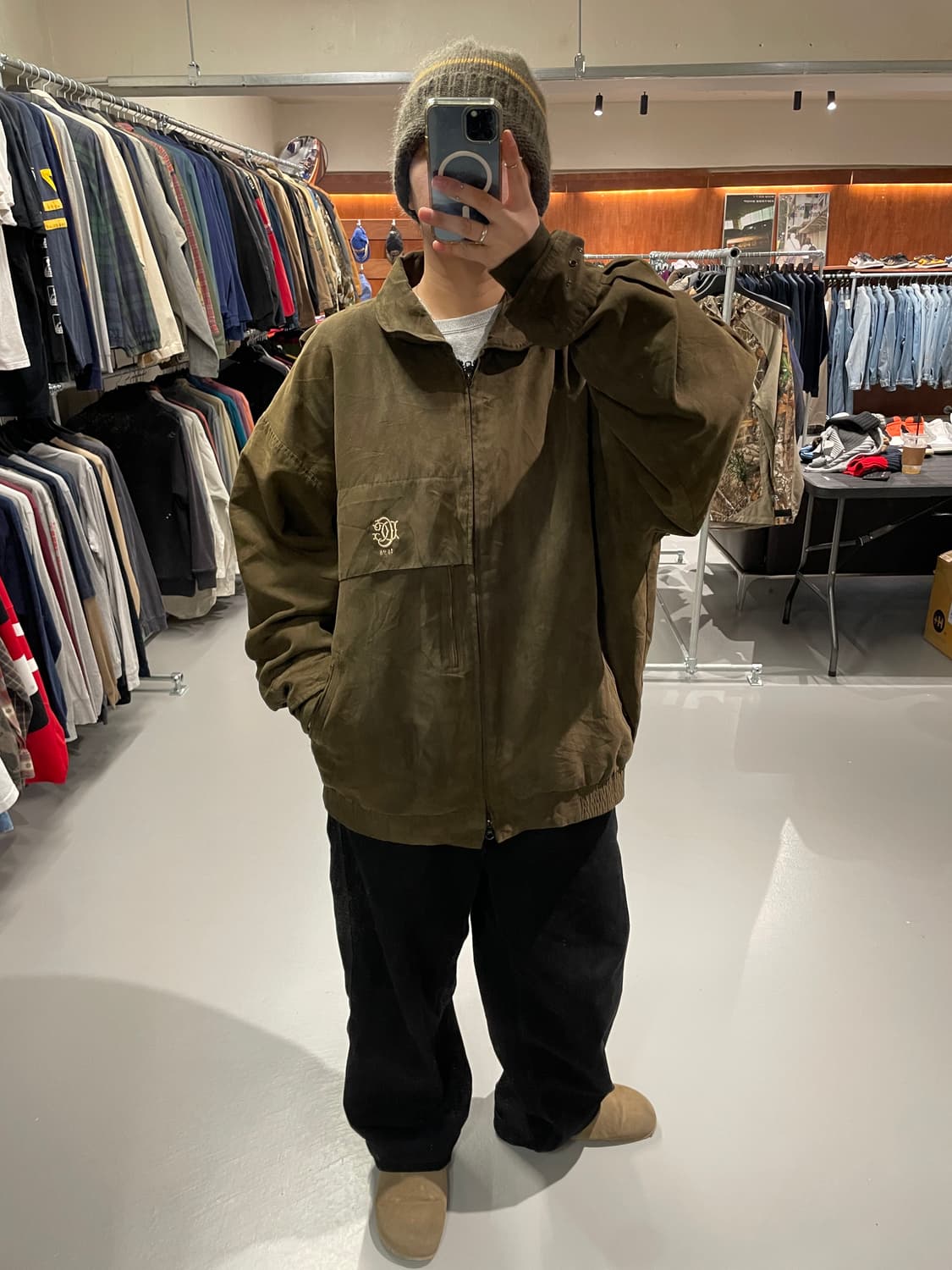 90's USA 블루종 자켓   상품이미지3