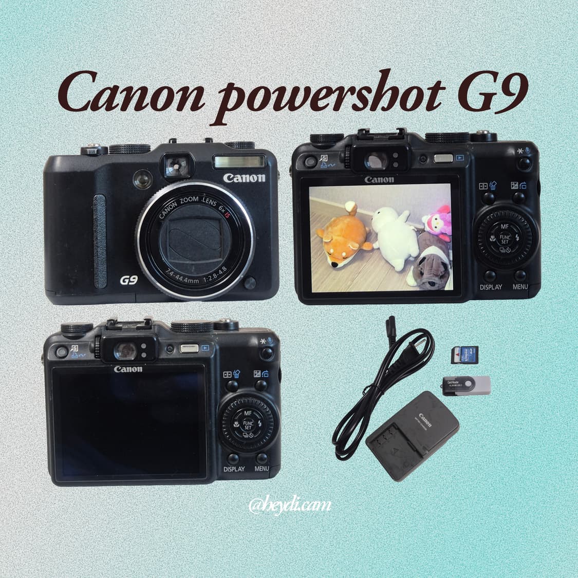 미품급) (안유진디카) 캐논 파워샷 G9 매트블랙 상품이미지3