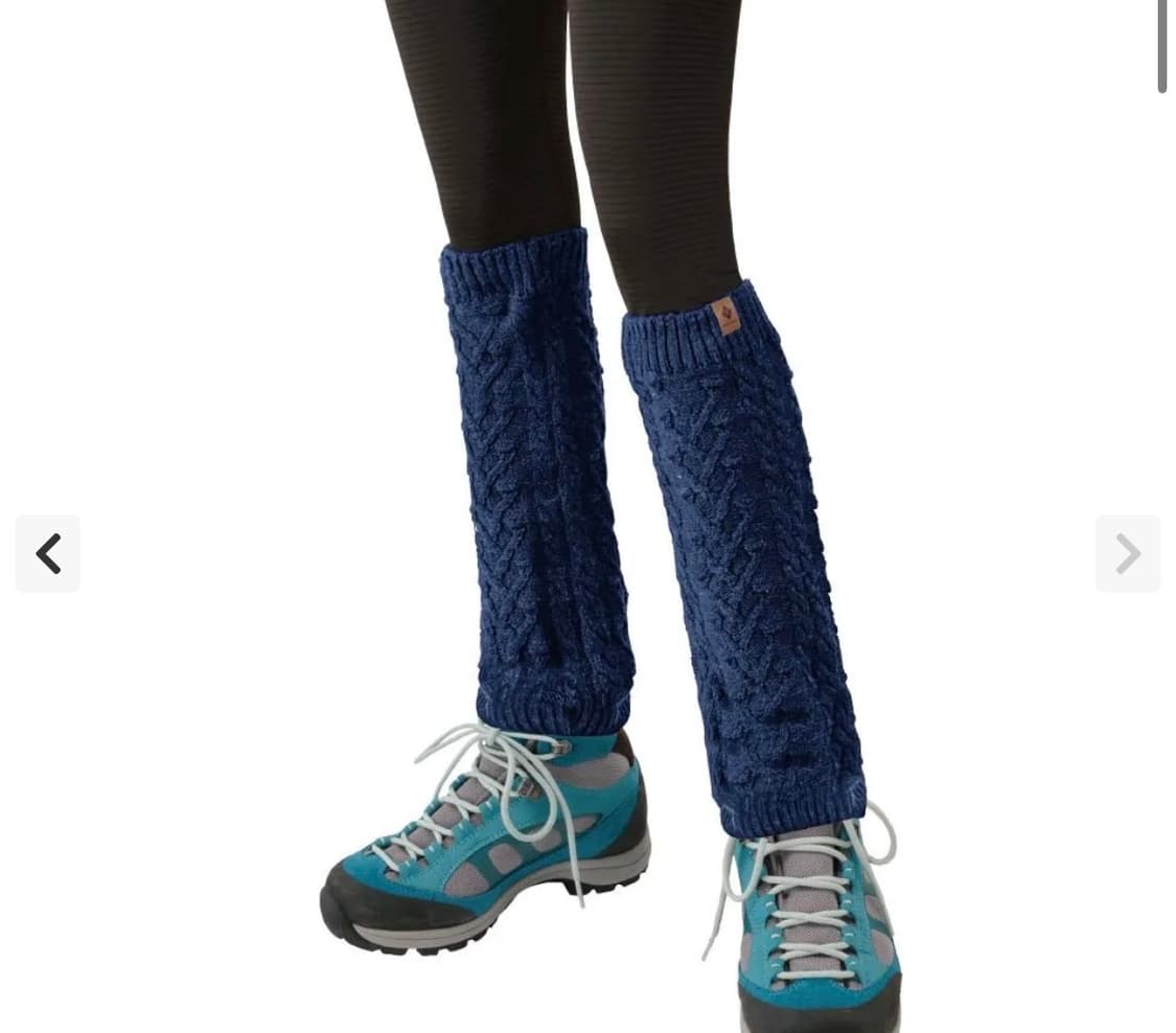 몽벨 니트 꽈배기 데드스탁 레그 워머 상품이미지4