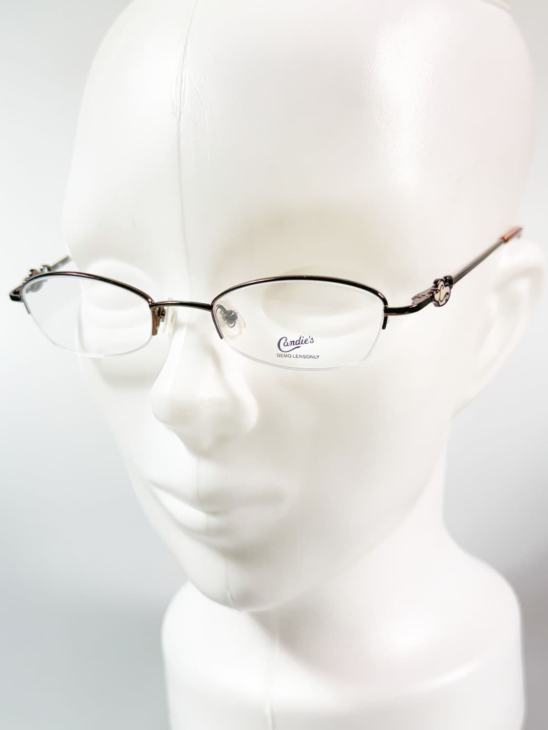 CANDIES 반무테 오벌 메탈 프레임 빈티지 안경 상품이미지9