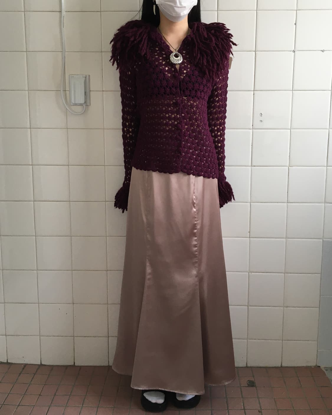 Fluffy point knit cardigan 상품이미지4