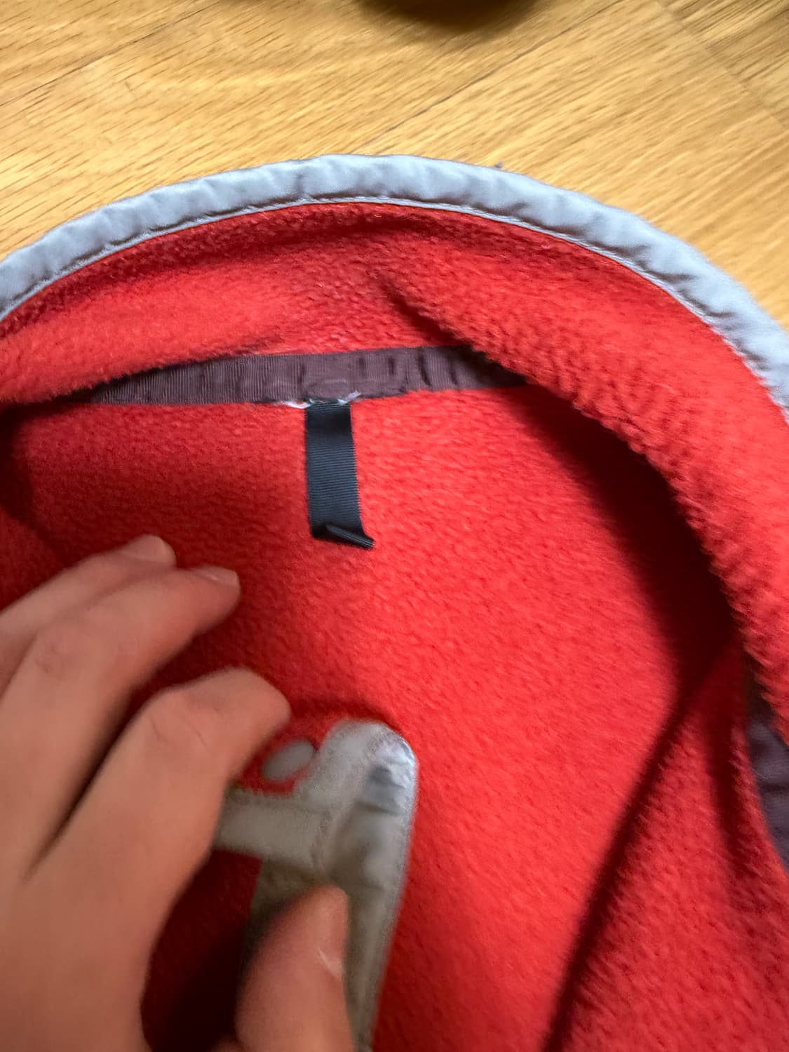 M 파타고니아 신칠라 레드 포켓 그레이 상품이미지5