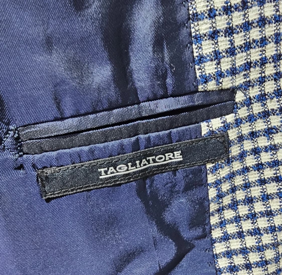 TAGLIATORE 체크 자켓 50 상품이미지8