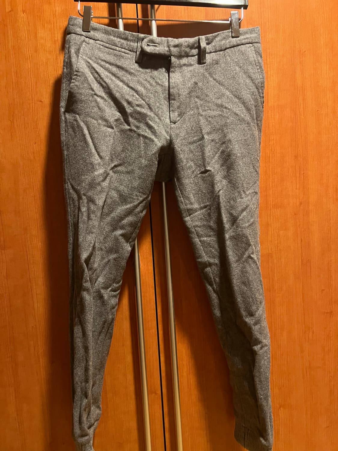 준하시모토 울 리브 팬츠 상품이미지1