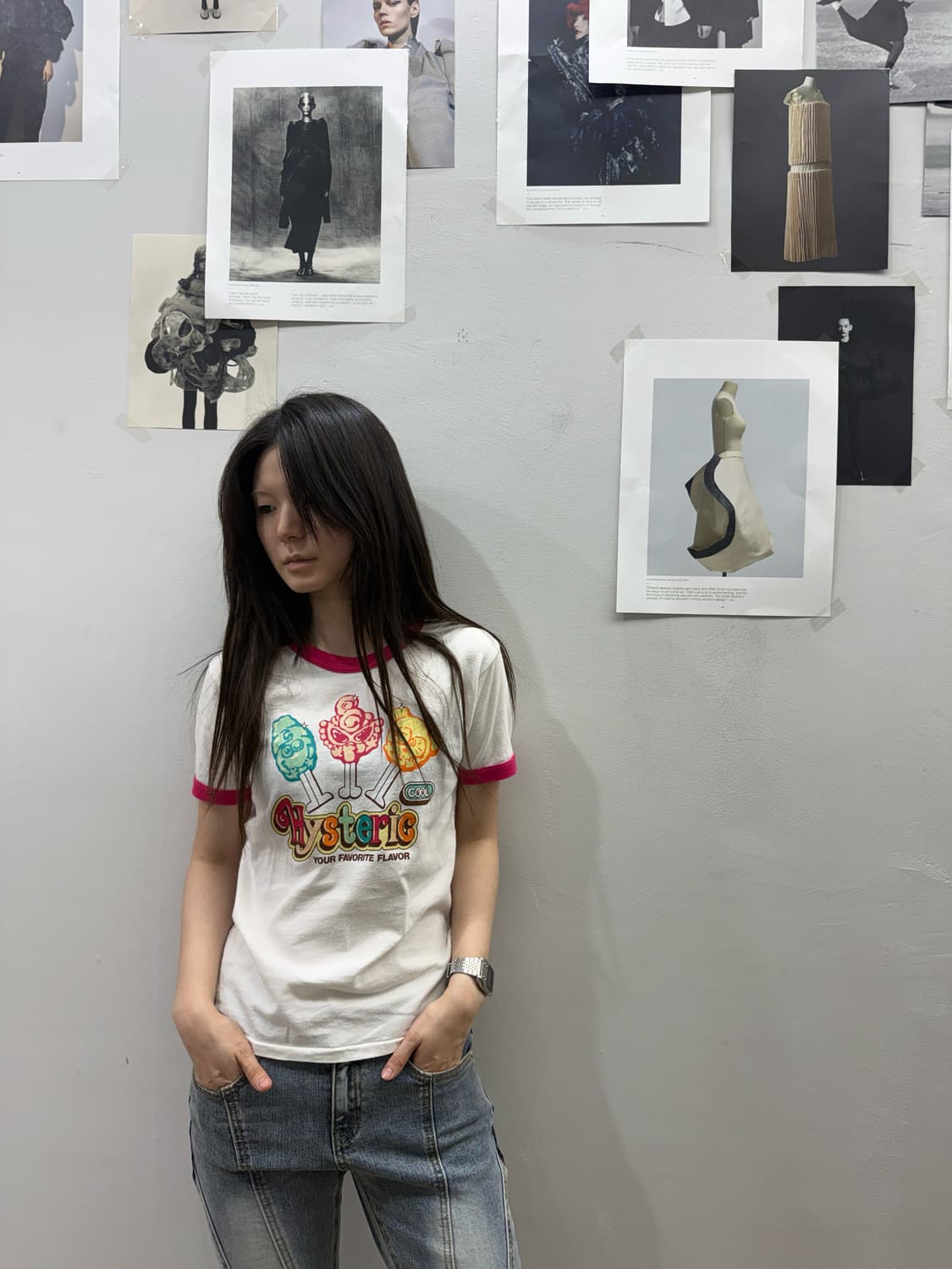 히스테릭 글래머 키치 히스 미니 티셔츠 상품이미지3