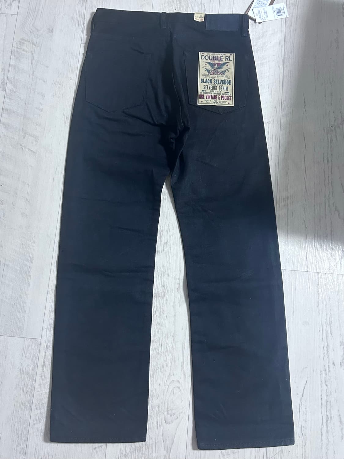 RRL 더블알엘 빈티지 파이브 포켓 블랙온블랙 30x32 상품이미지2