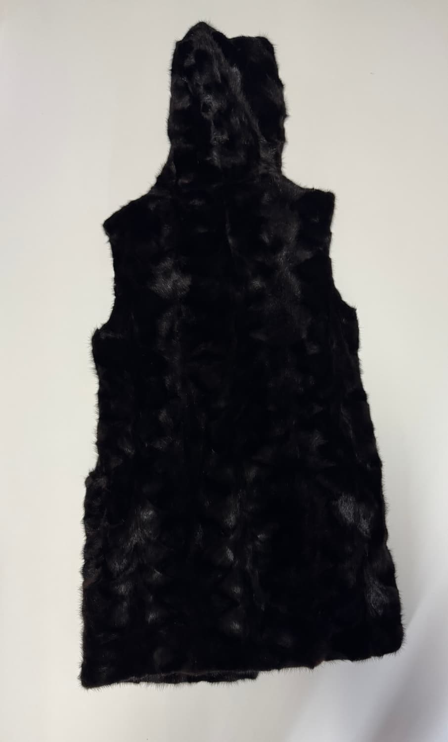 DECO 데코 리얼 밍크 100% 후드 밍크 조끼 S 상품이미지2