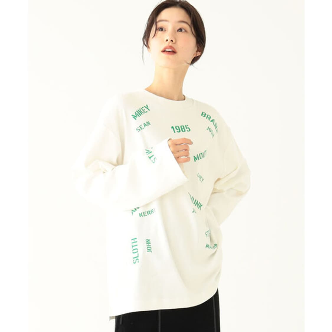 BEAMS BOY Message Print L/S T-shirt 상품이미지4