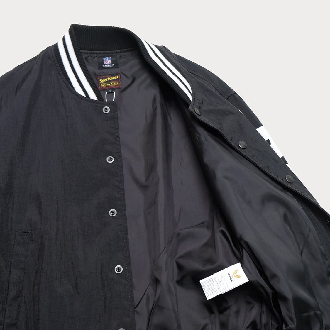 X NFL raiders nylon varsity jacket 상품이미지9